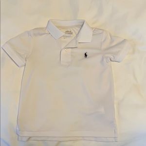 White performance Polo worn 1x